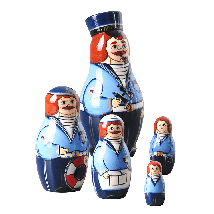 Crew of Sailors Stacking Doll