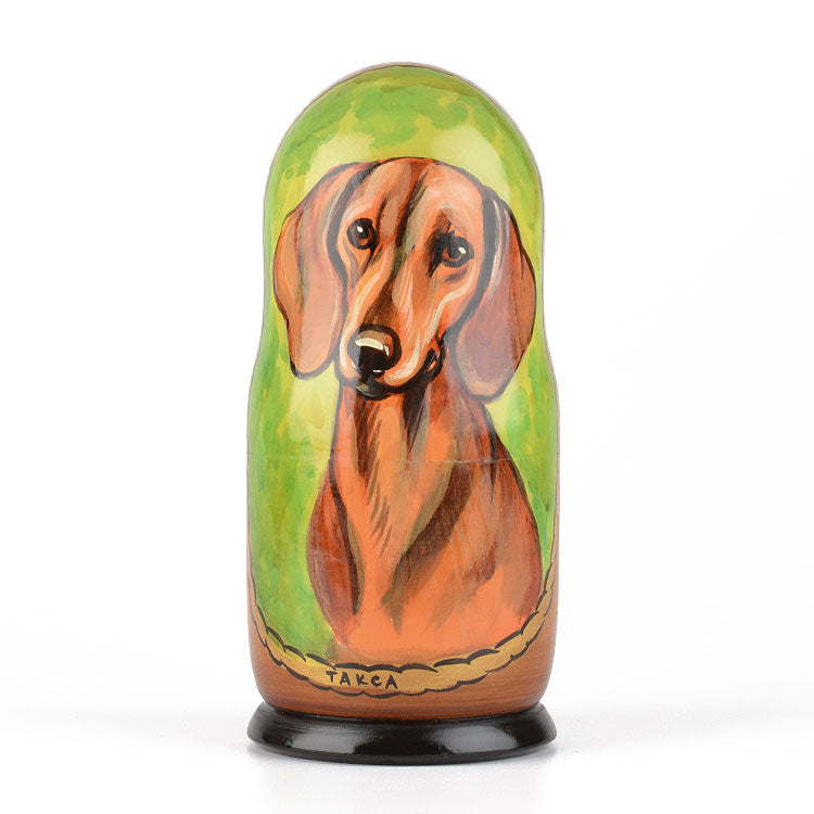 Dachshund Doggy Matryoshka Doll