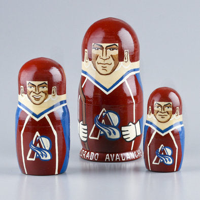 Colorado Avalanche Russian Nesting Doll