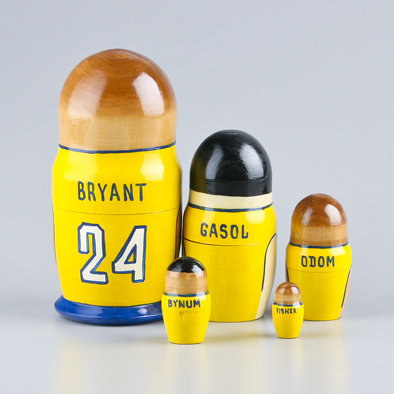 Los Angeles Lakers Matryoshka Doll