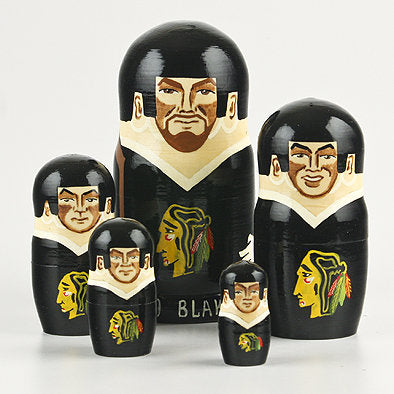 Chicago Blackhawks Nesting Doll