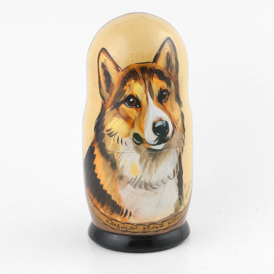 Corgi Russian Matryoshka Set