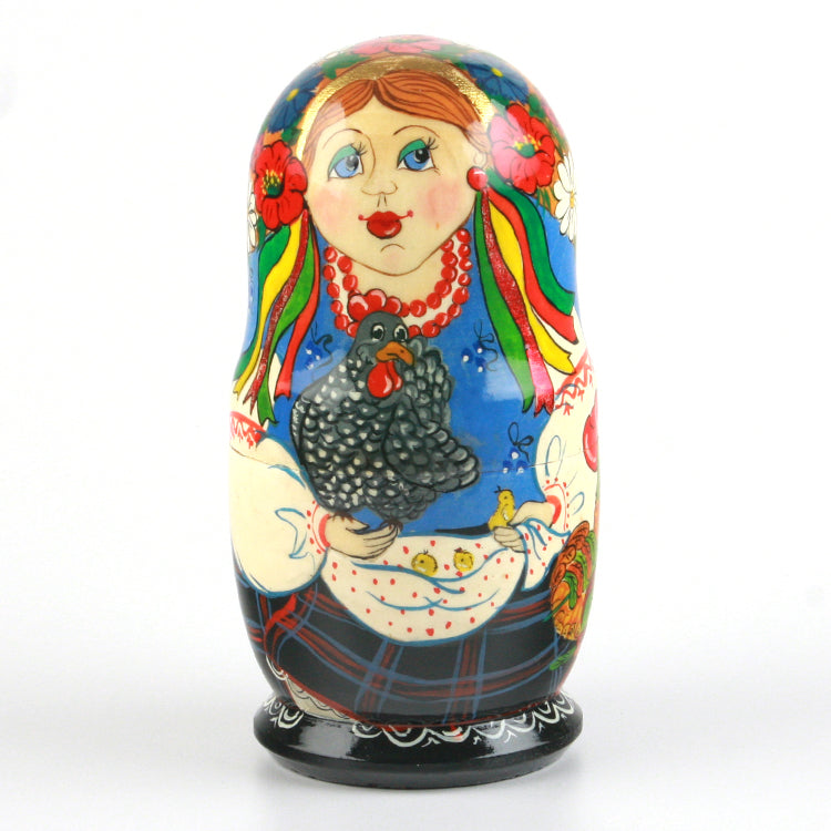 Happy Ukrainian Family Matryoshka