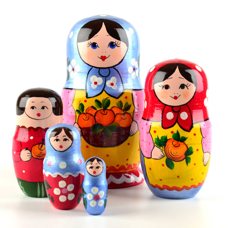 Basket of Oranges Matryoshka Doll