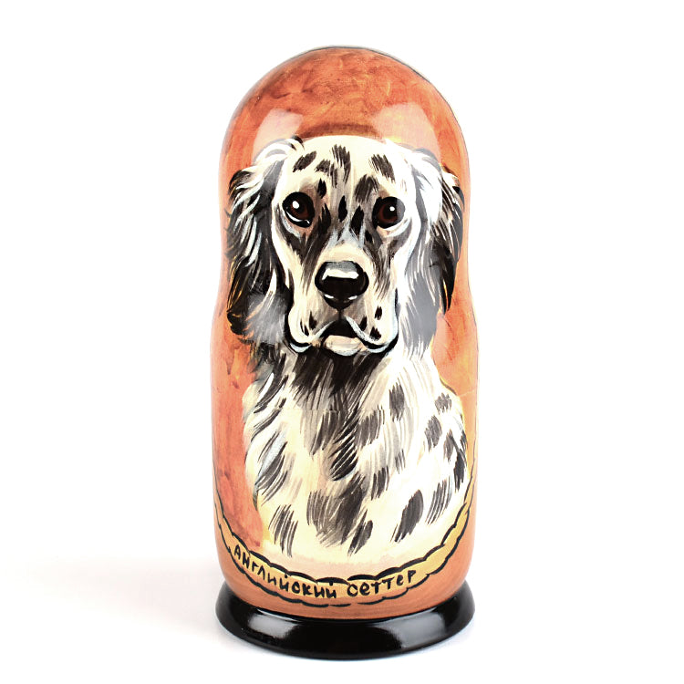 English Setter Stacking Dolls