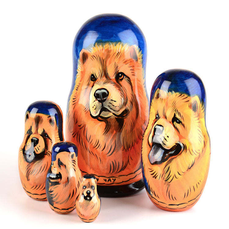 Chow Chow Russian Stacking Doll