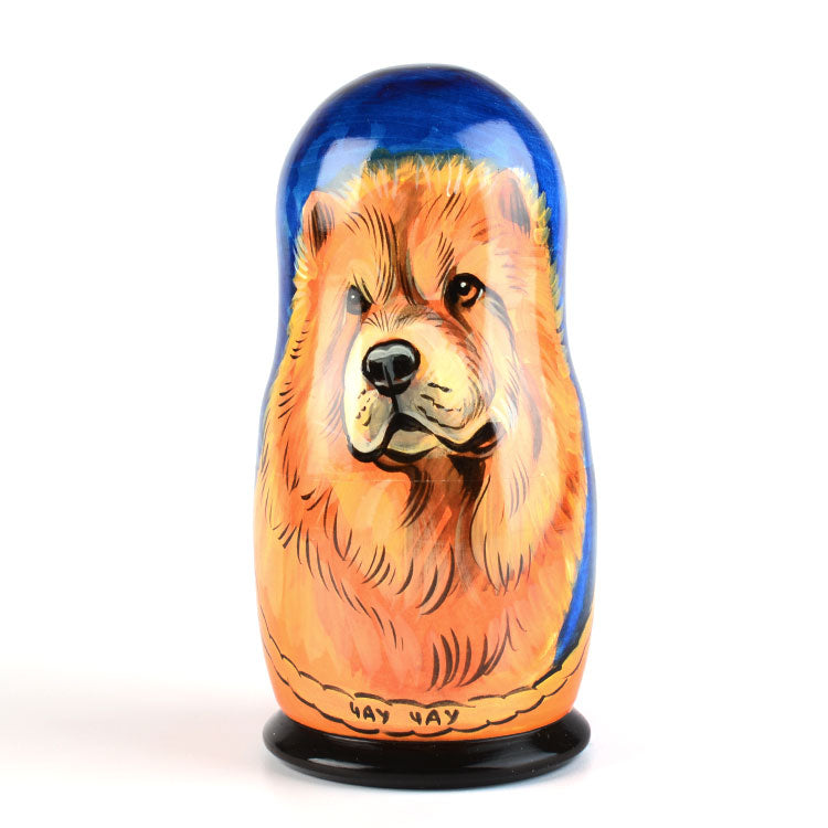 Chow Chow Russian Stacking Doll