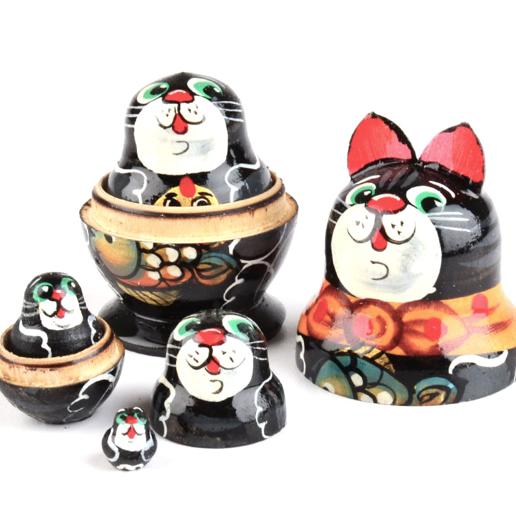 2" Tall Cats Matryoshka Doll