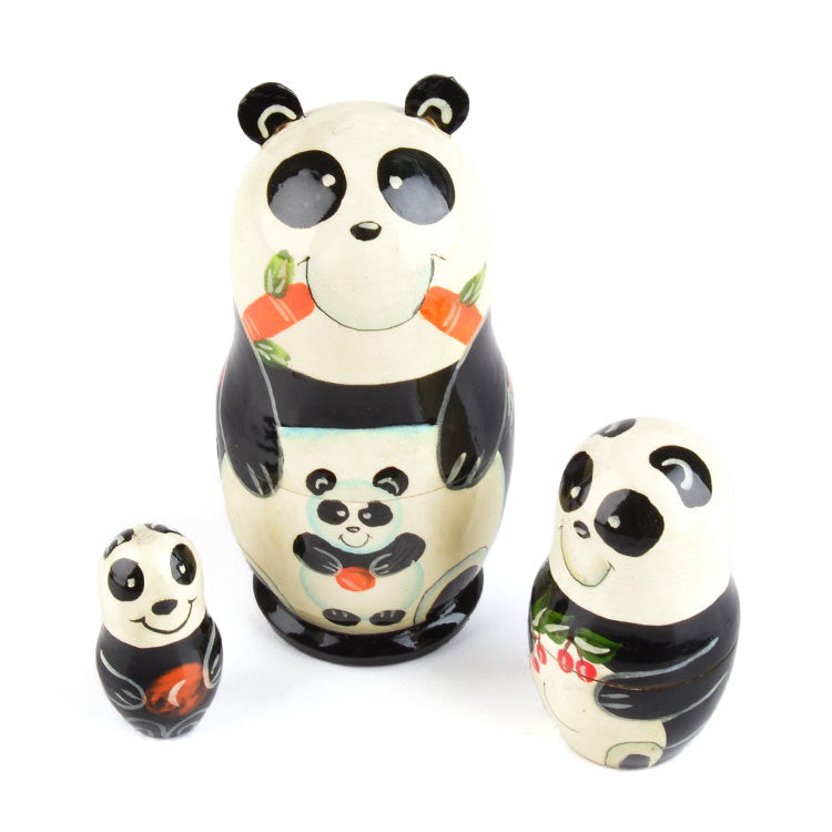 3 Piece Panda Babushka Doll