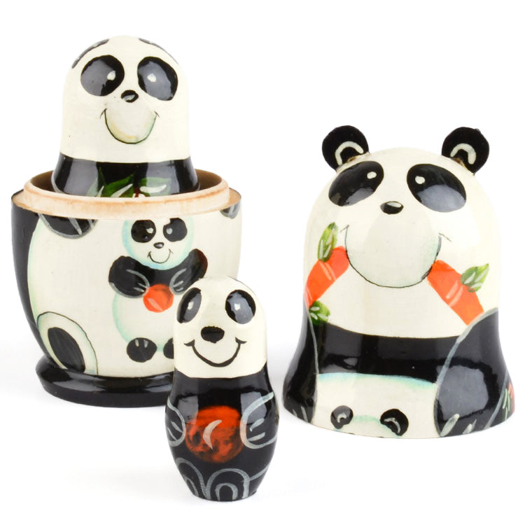 3 Piece Panda Babushka Doll