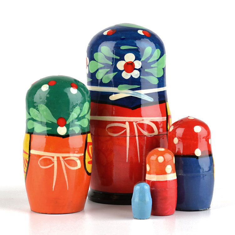 Orange Apron Russian Matryoshka