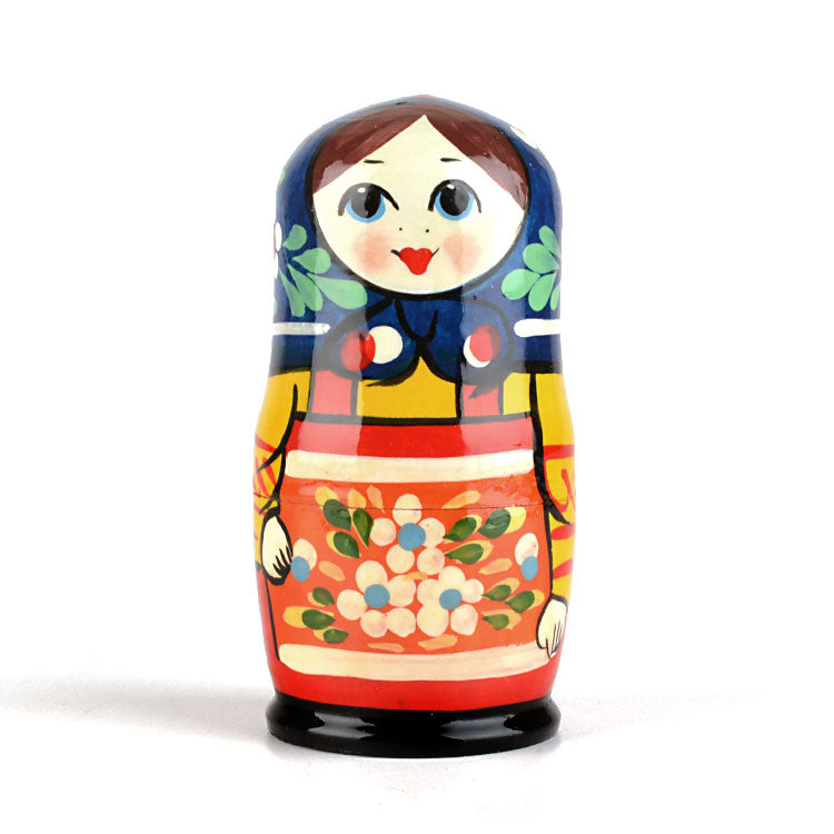 Orange Apron Russian Matryoshka