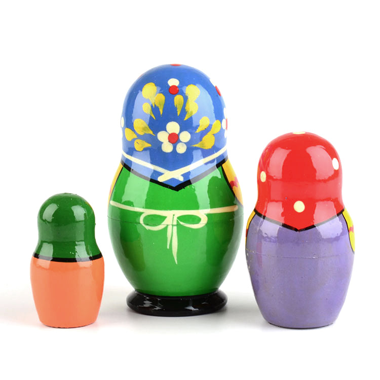 Colorful 3 Piece Matryoshka