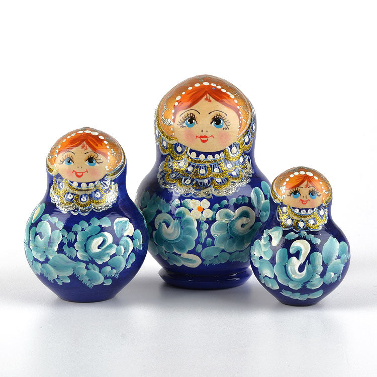 10 pc Matryoshka in Blue