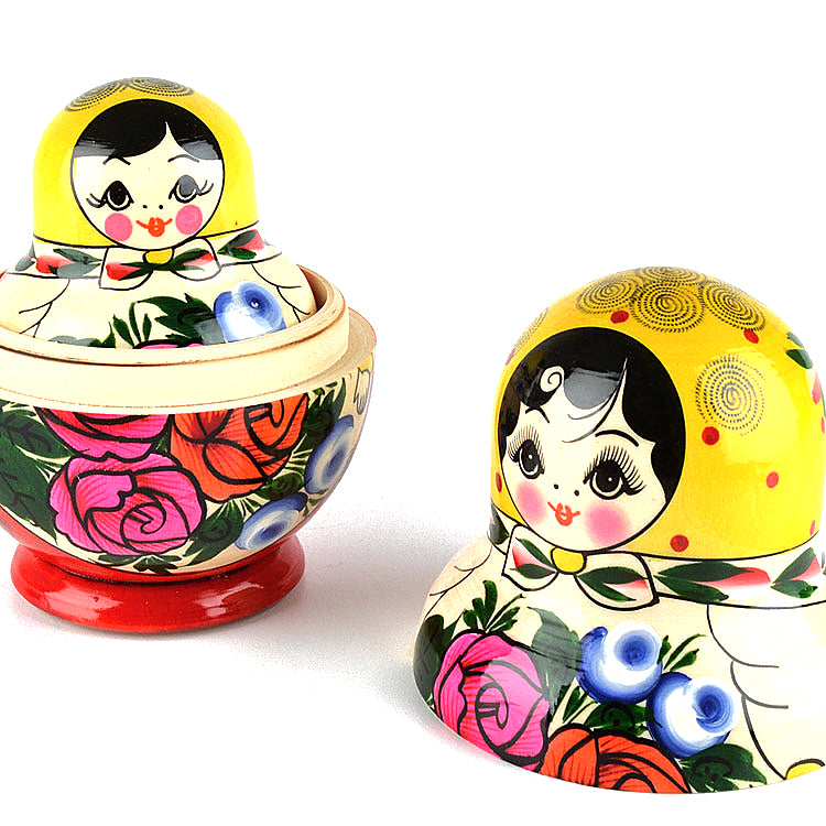 Round Traditional Matryoshka