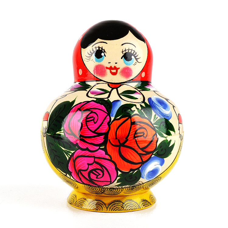 Round Red Roses Matryoshka