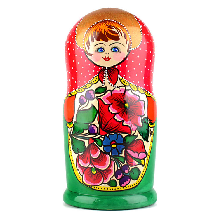 10pc Colorful Maiden Babushka