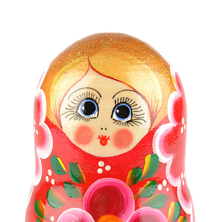 Red 5pc Stacking Doll