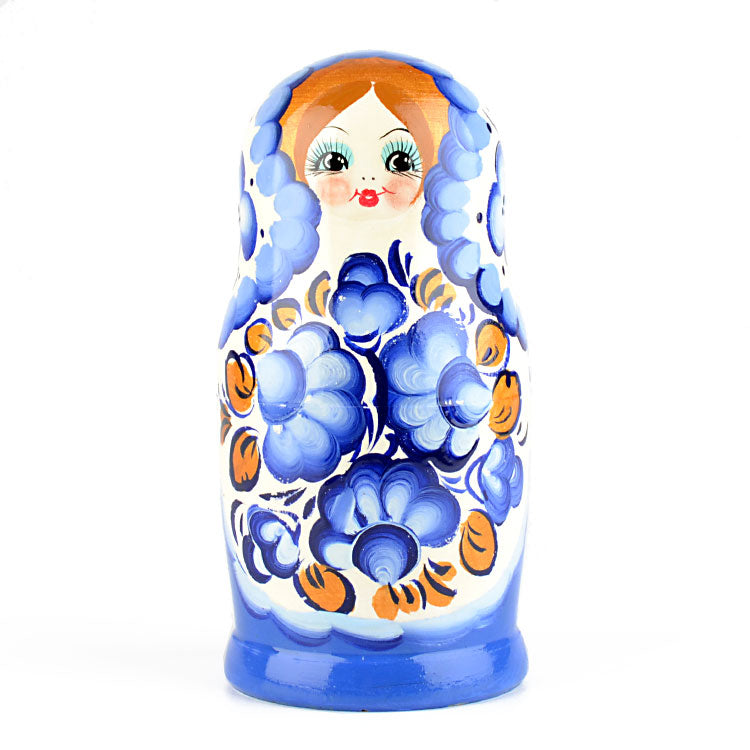 Blue and White Nested Doll