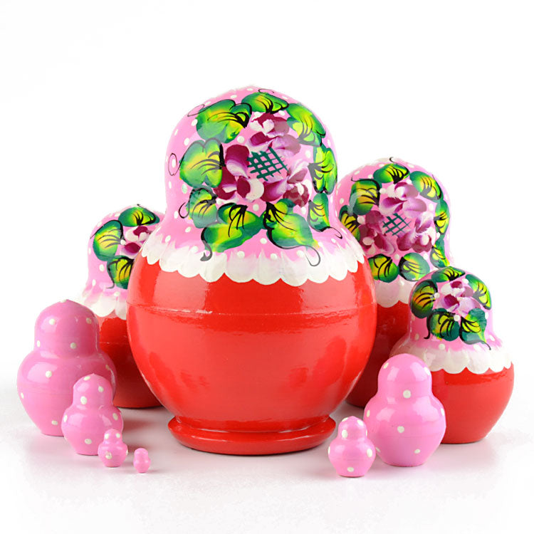 Pink and Red Matryoshka