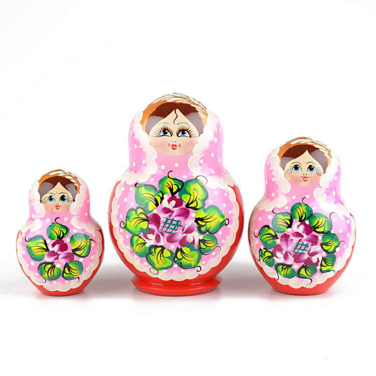 Pink and Red Matryoshka