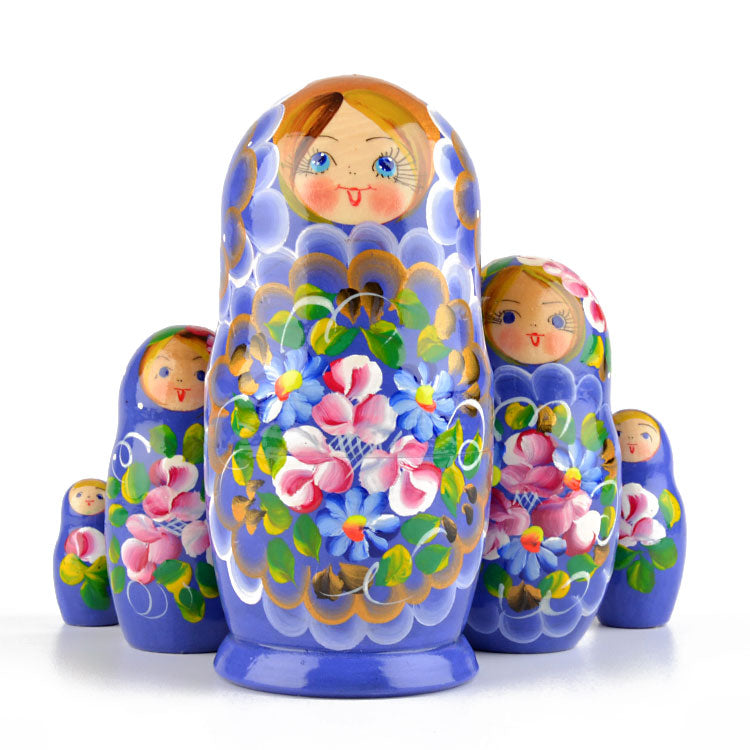 Floral 5pc Stacking Doll