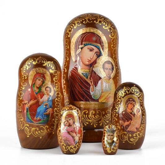 Religious Icons Nested Matryoshka Doll