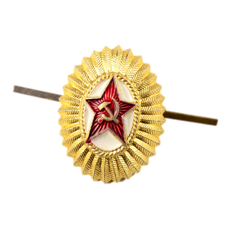 USSR Red Star Military Hat Badge