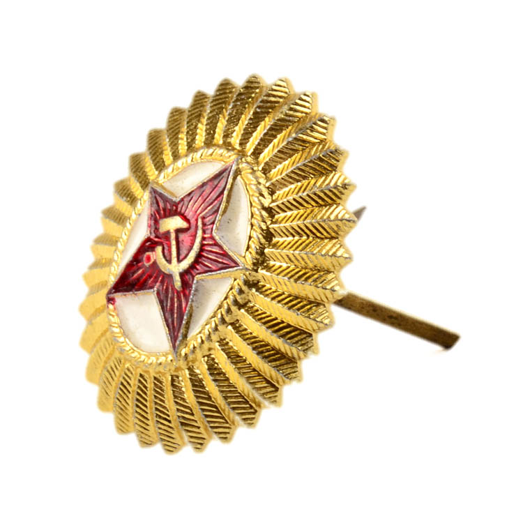 USSR Red Star Military Hat Badge