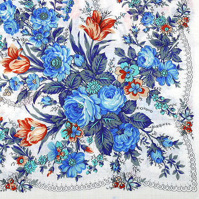 Tranquil Spring Day Wool Shawl