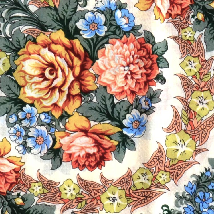 Green Peaceful Meadow Wool Shawl