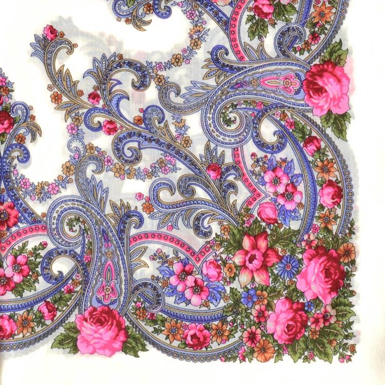 Pink Paisley Wool Shawl â The Russian Store