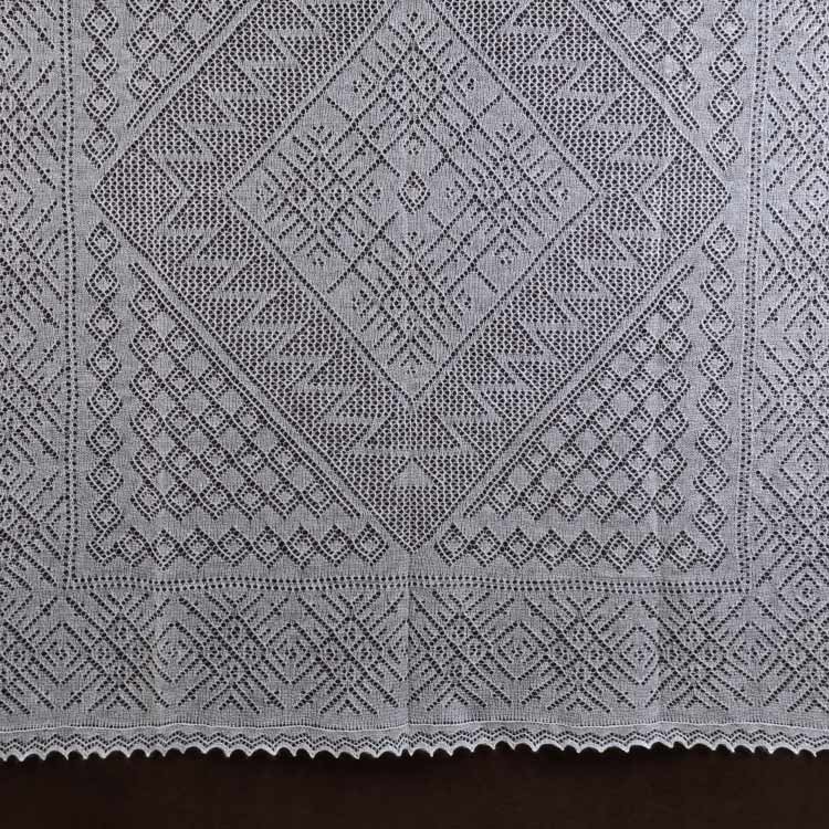White Orenburg Cashmere Shawl