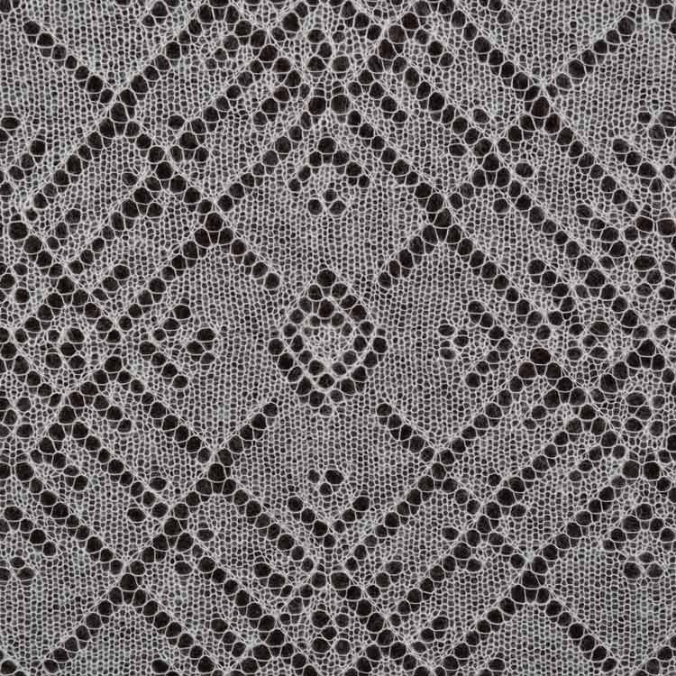 White Orenburg Cashmere Shawl