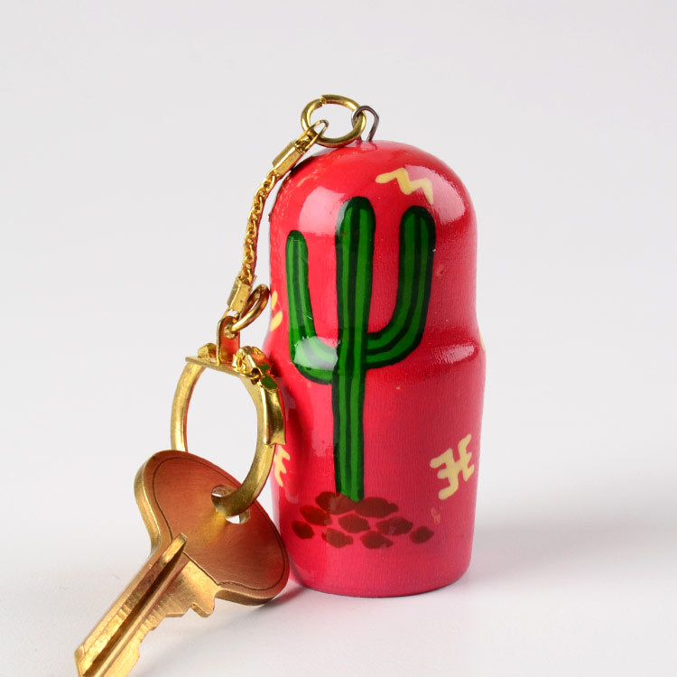 Pink Southwest Key Chain