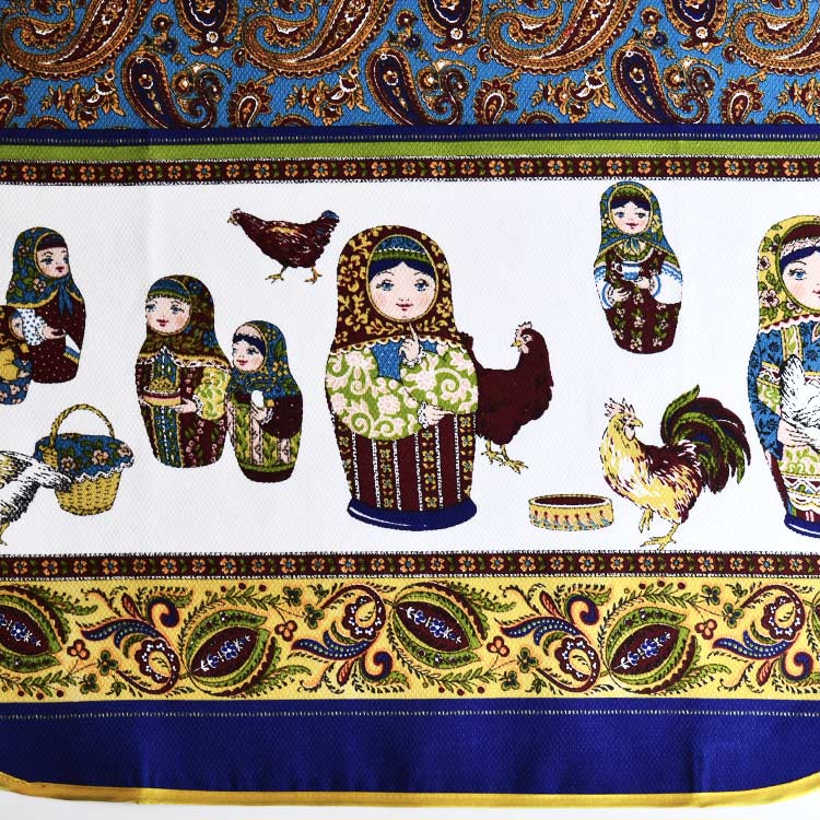 Kitchen Apron with Russian Dolls