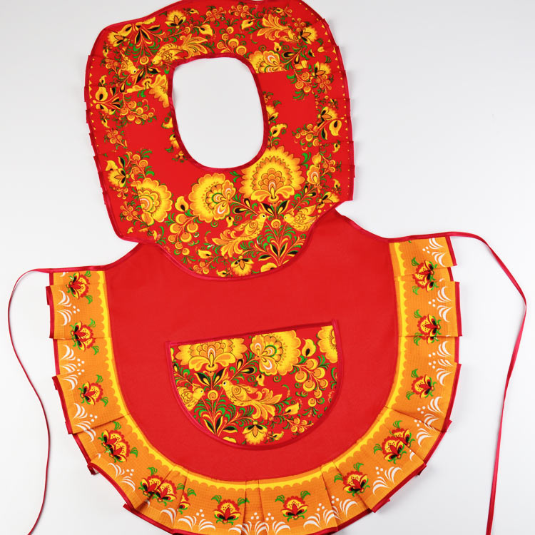 Russian Kitchen Red Apron