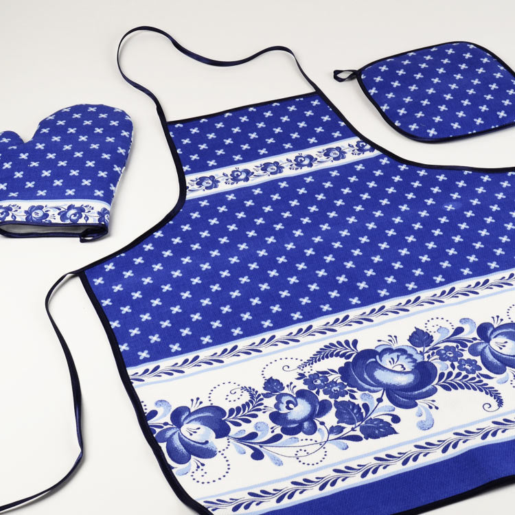 Blue Apron, Hot Pad & Oven Mitt Set