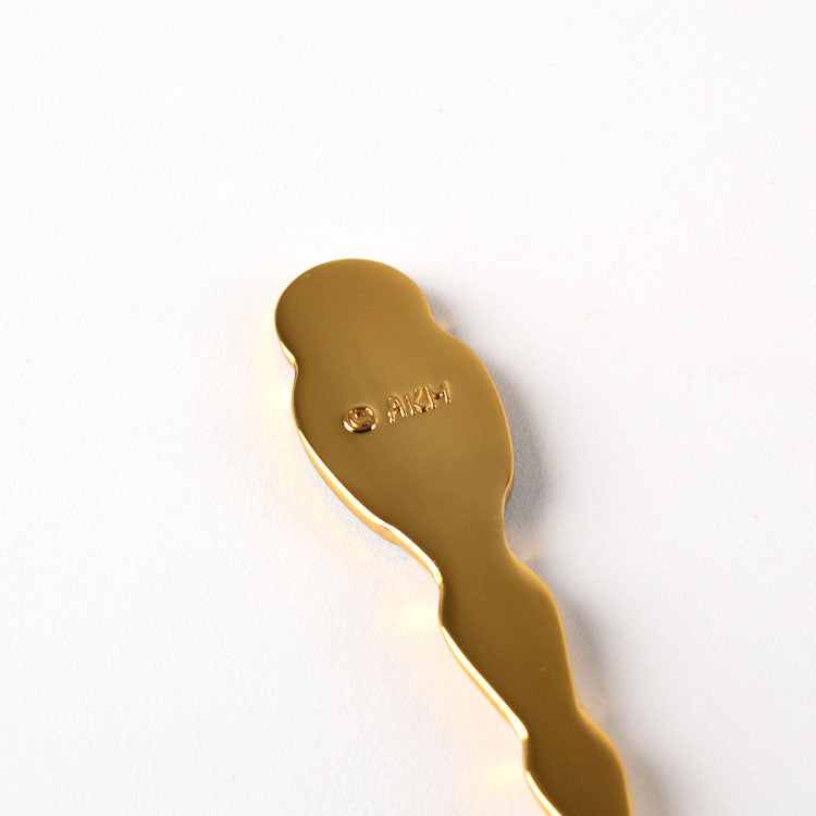 Matryoshka Souvenir Spoon - Gold Color