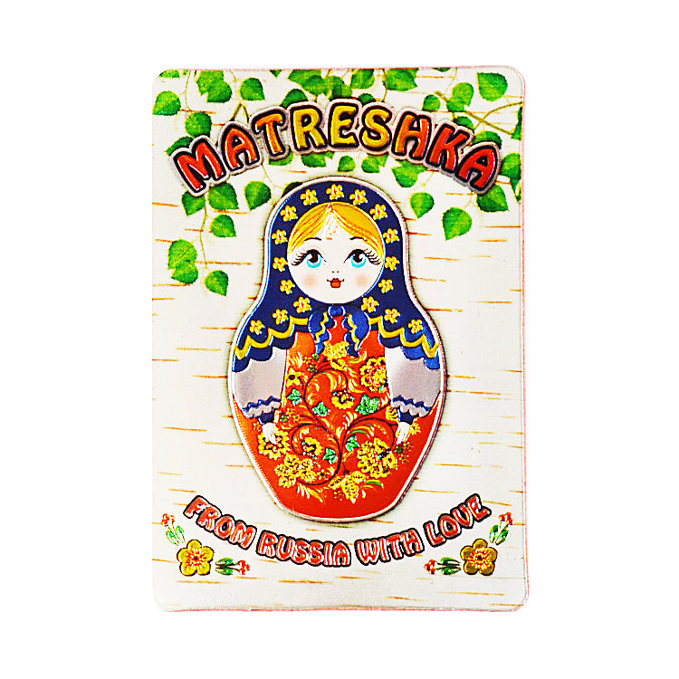 Fridge Metallic Matryoshka Magnet