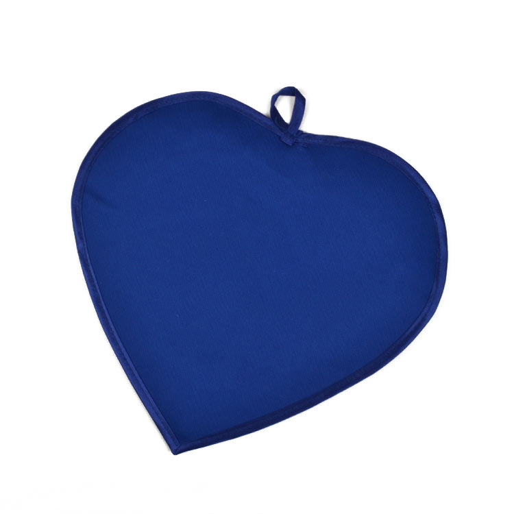 Heart Shaped Potholder - Blue