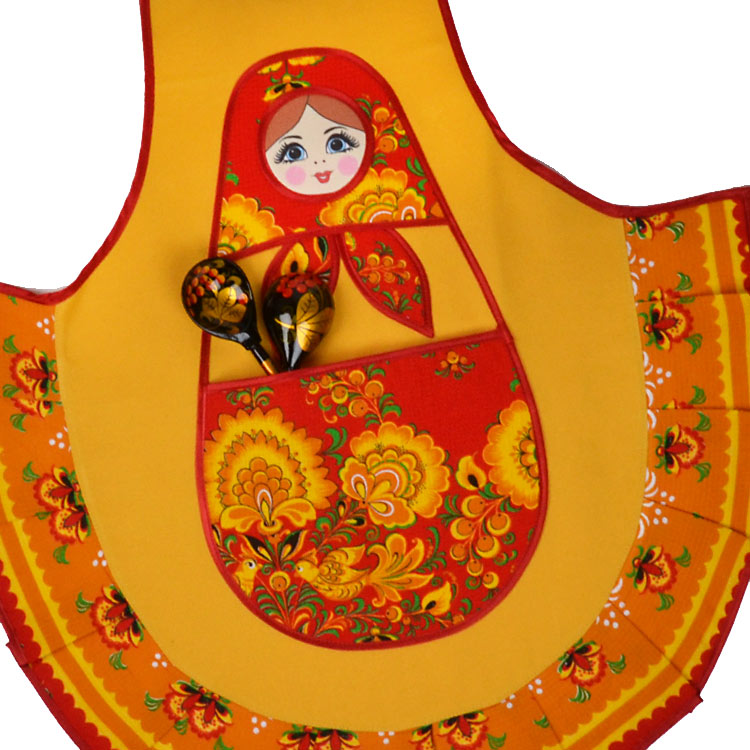 Russian Doll Kitchen Apron