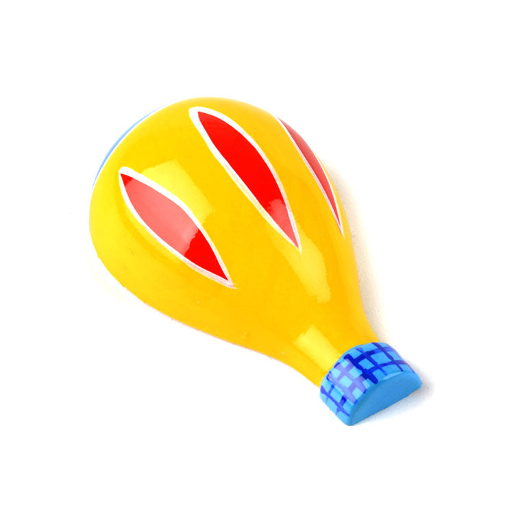 Wooden Hot Air Balloon Magnet
