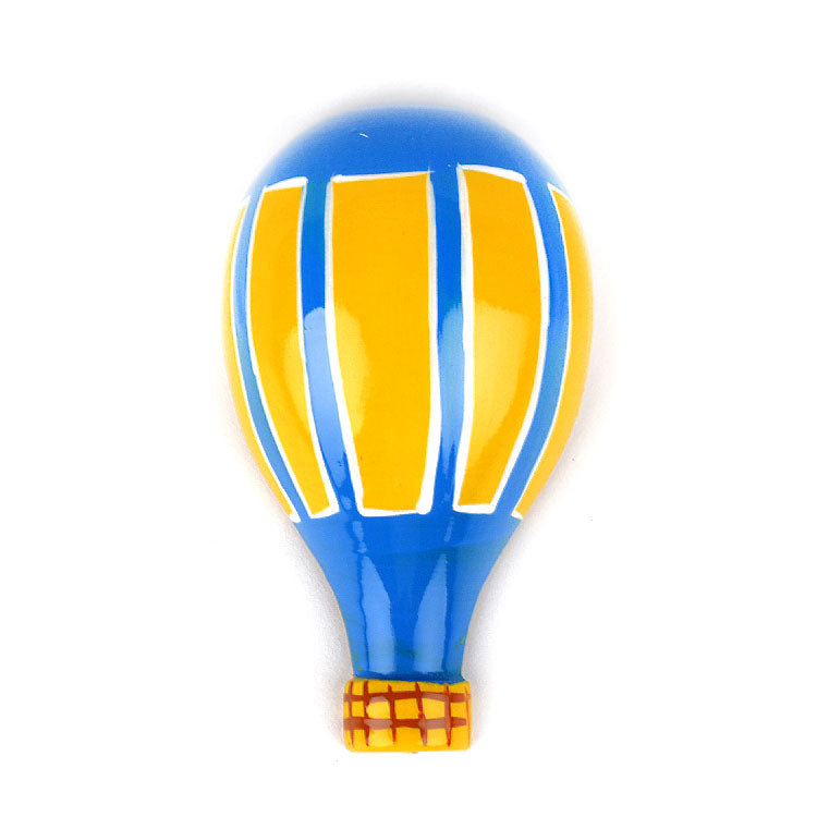 Wooden Hot Air Balloon Souvenir Magnet