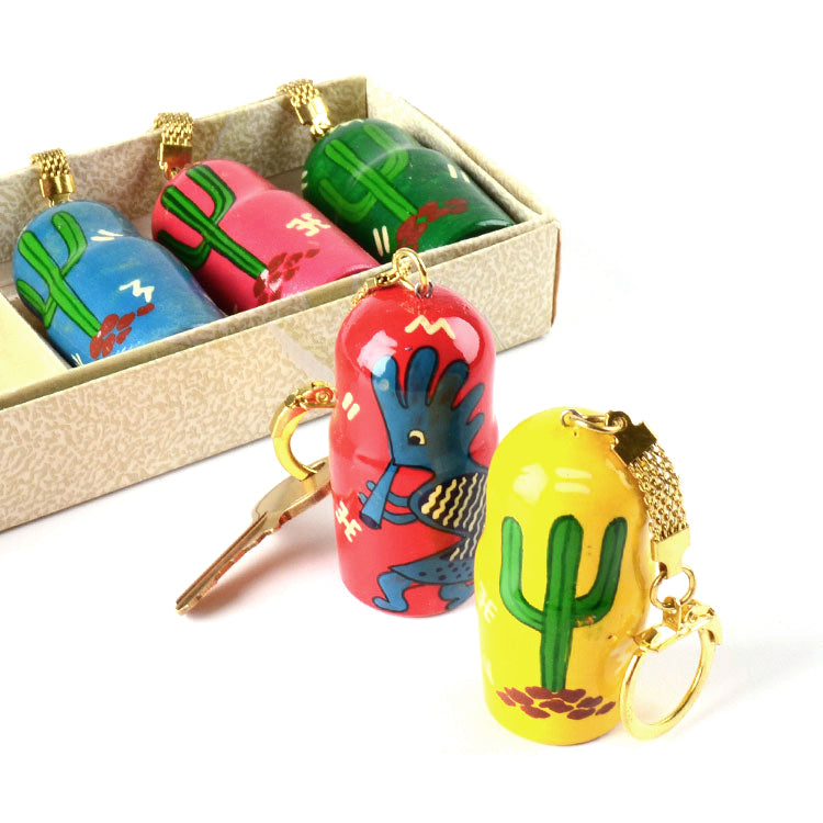 Kokopelli Keychain Set