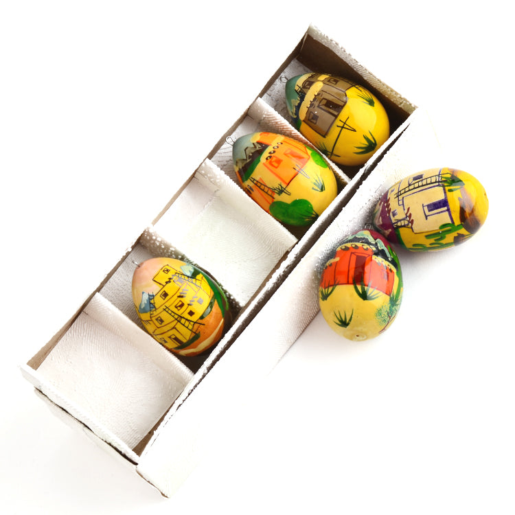 Southwest Adobe Eggs Ornament Set