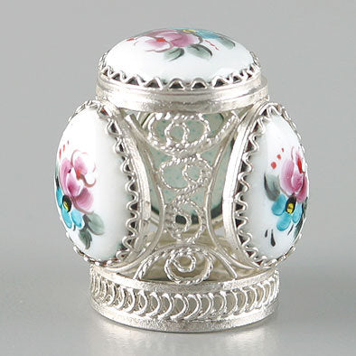 Filigree Enamel Finift Thimble