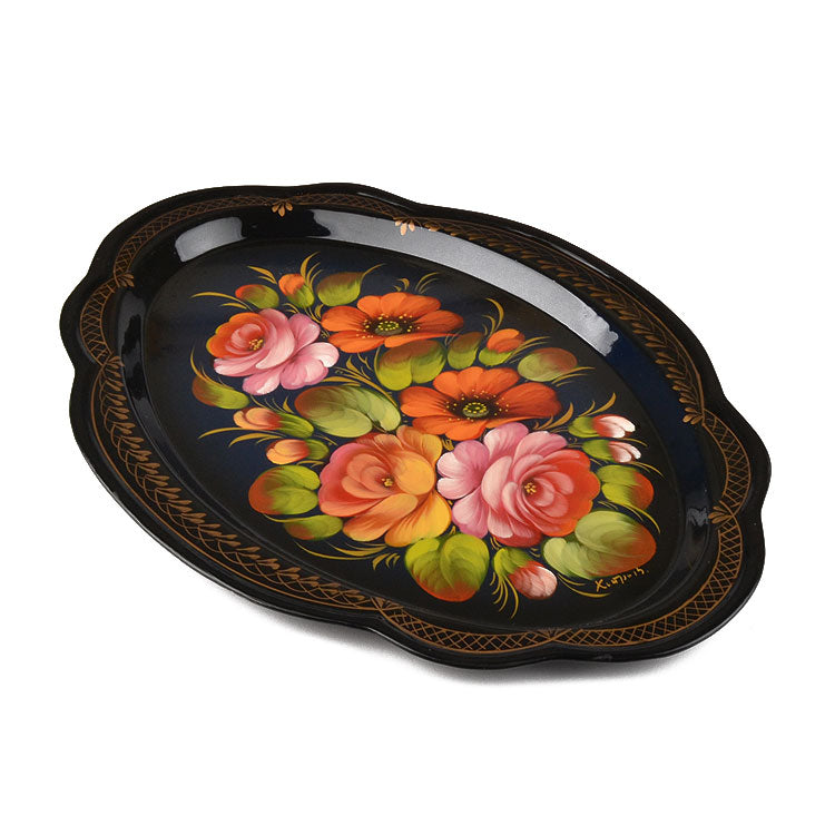 13 x 9 Russian Decorative Platter Tray