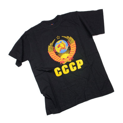 Soviet CCCP Black T-Shirt