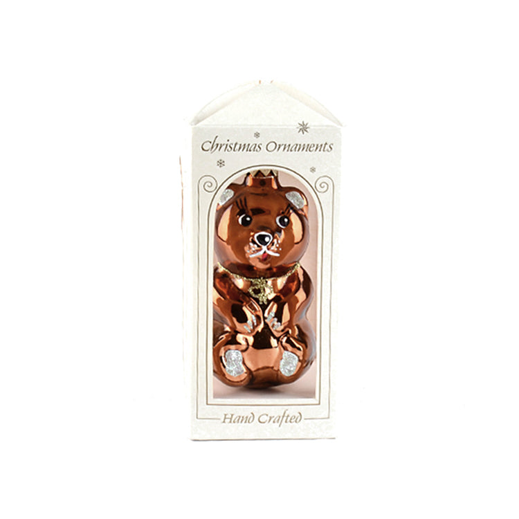 Honey Bear Christmas Ornament